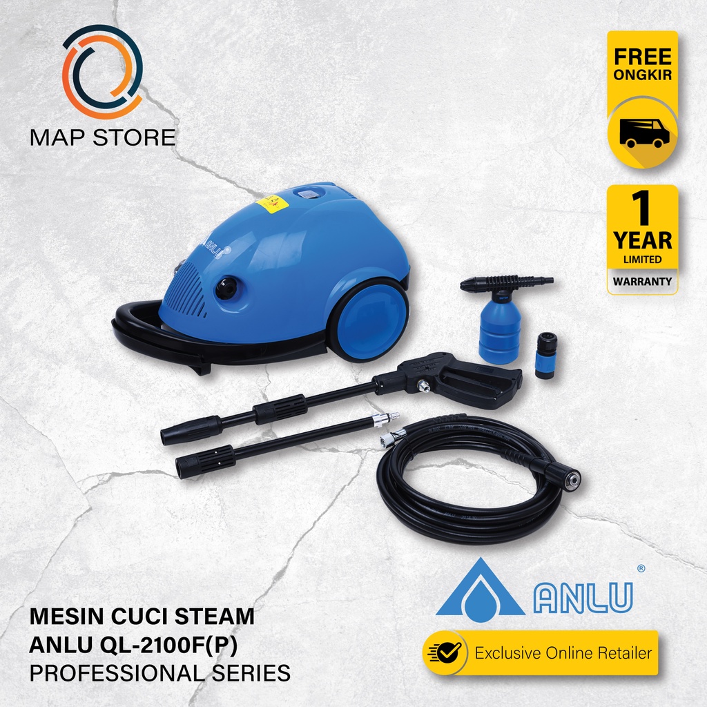 Mesin Steam Cuci Mobil Motor / Alat Cuci / Jet Cleaner ANLU QL2100 FP