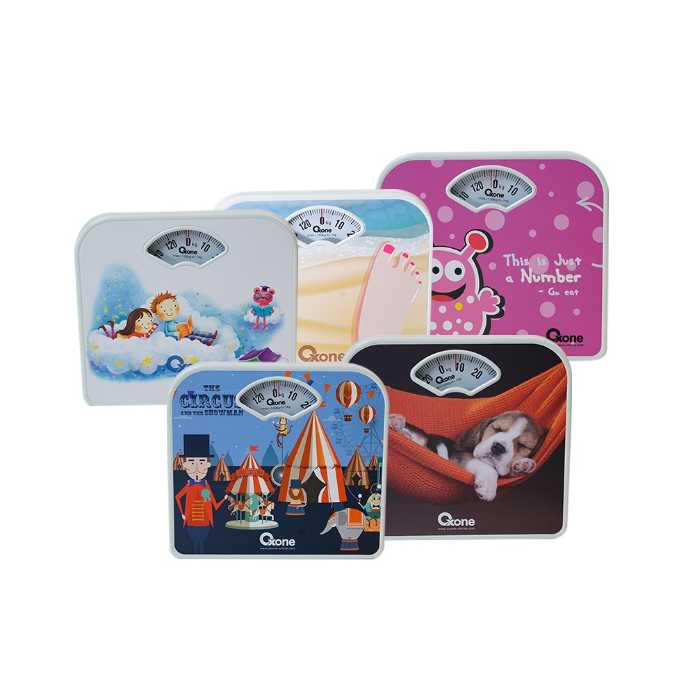 OXONE Timbangan Badan analog OX917 / Stainless Steel / Original