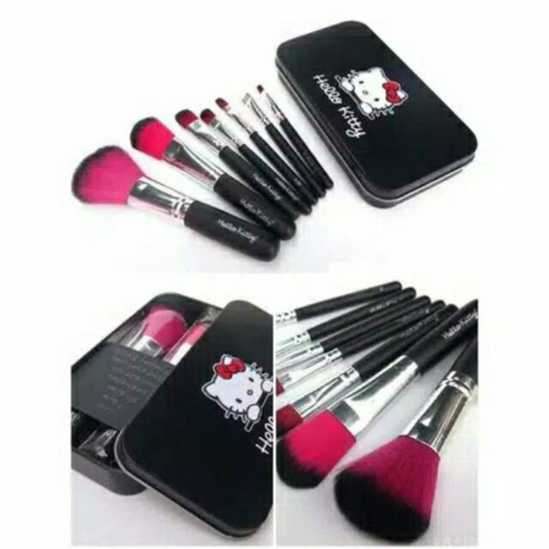 BRUSH MAKE UP 7 IN 1 HELLO KITTY, DORAEMON