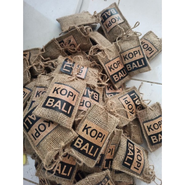 (5 𝕬𝕽𝕺𝕸𝕬) PARFUM KOPI BALI Uk6x9Cm Original (LOGO STIKER) TERMURAH