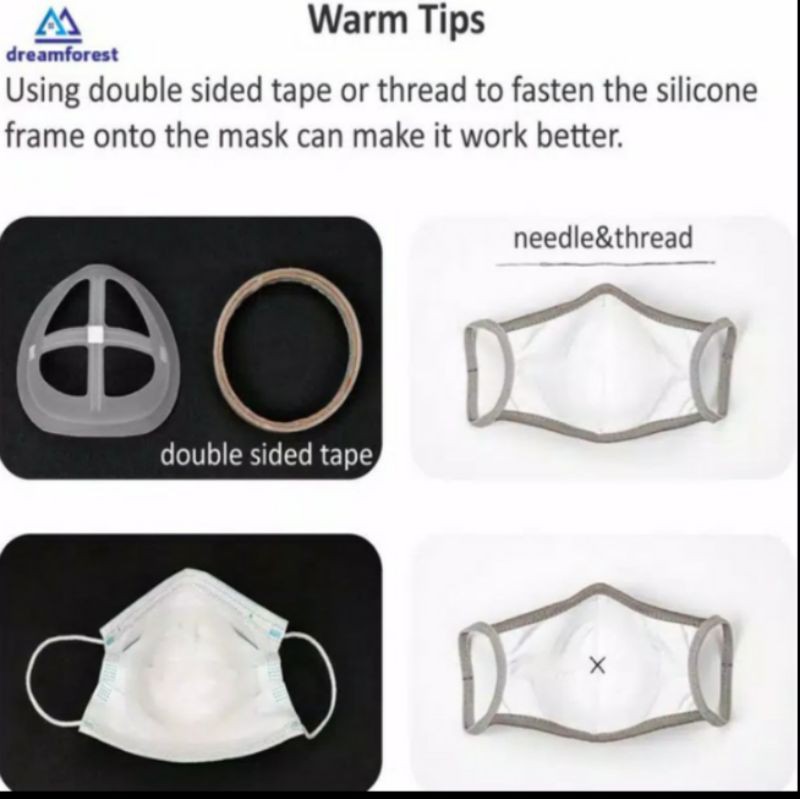 MASK BRACKET/Penyangga masker 3D