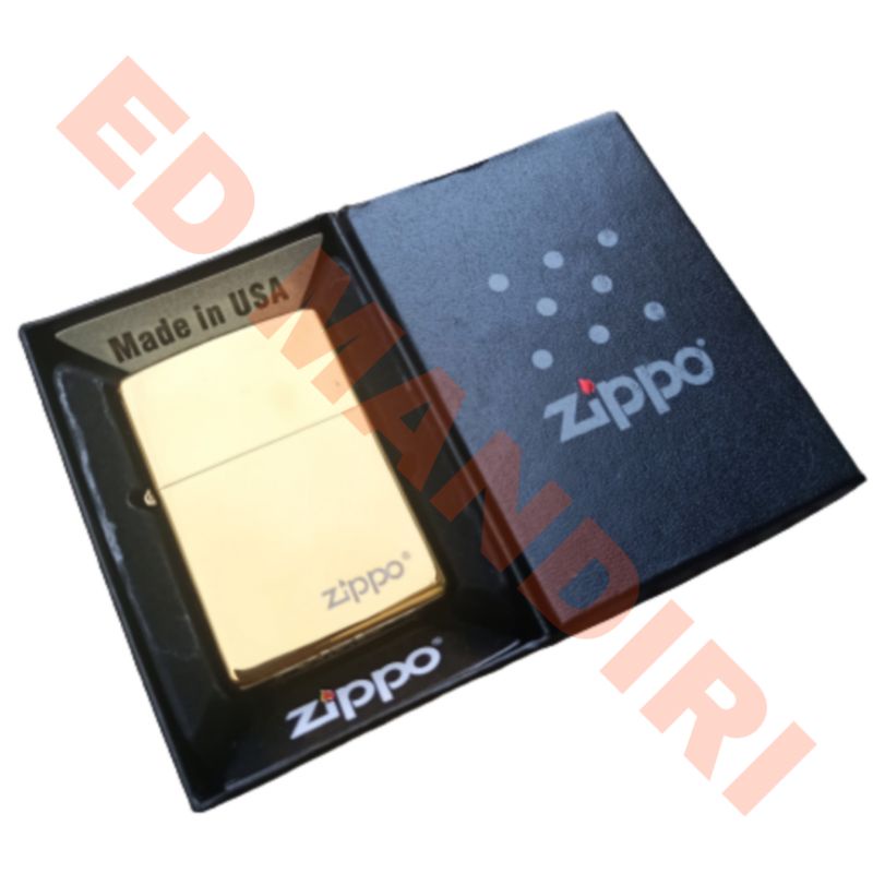 Korek Api Zippo Yellow Gold Grade Ori
