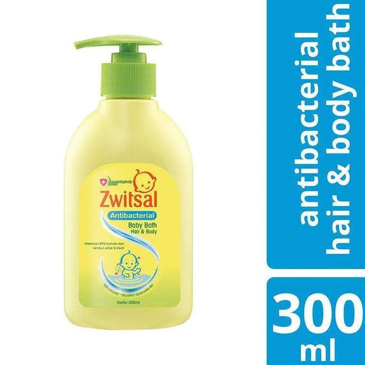 Zwitsal Natural Baby Bath 2 In 1 2in1 Hair &amp; Body 450ml / Bath with Telon 250ml / Classic 450ml