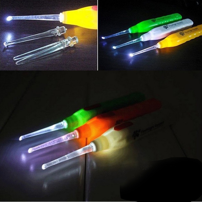 Alat Pembersih Kotoran Telinga Bayi Dengan Lampu LED