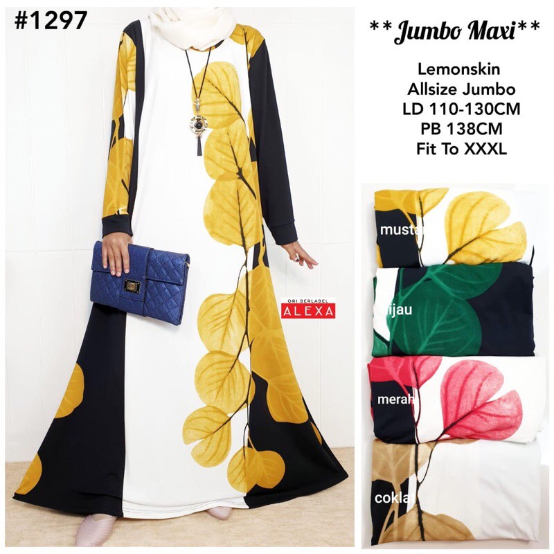Gamis korea ALEXA Bunga