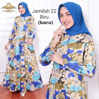  COD Toko  Baju  Gamis  Dress Motif Remaja Wanita Indah 