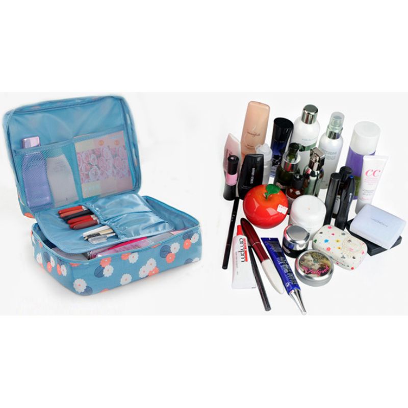 Kotak make up/Tas make up/Tempat penyimpanan make up bag organizer untuk kosmetik dan sabun