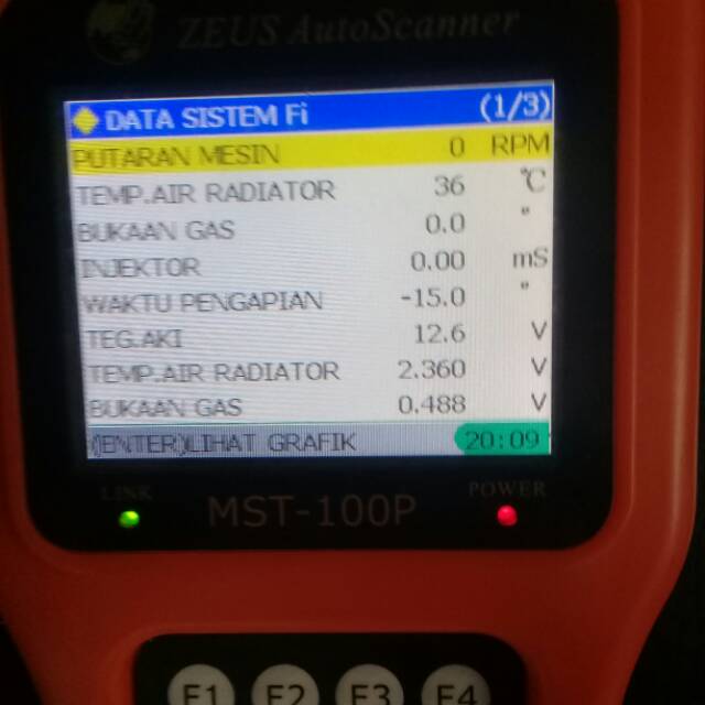 SCANER MOTOR INJEKSI MST 100 Fuul brand UNIVERSAL