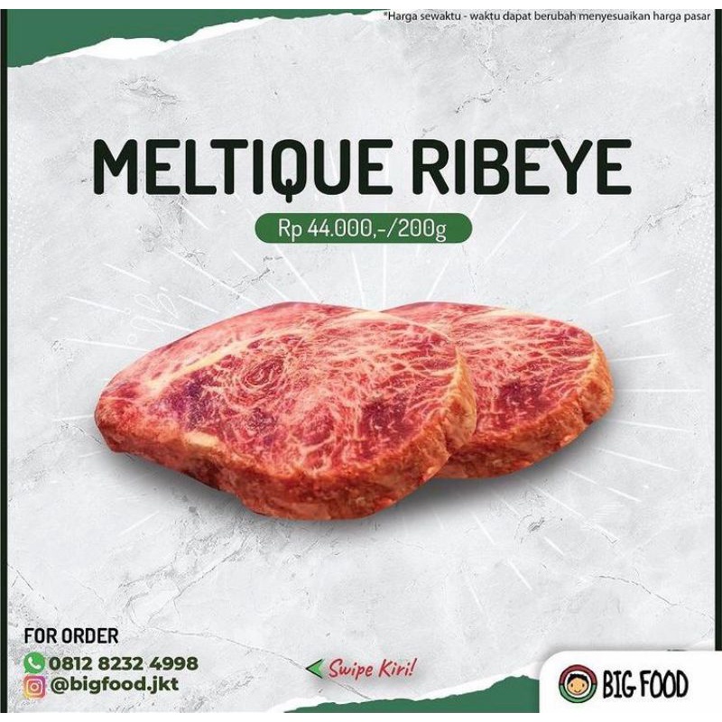 

Meltique Rib Eye 200 gr