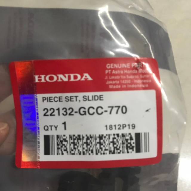 Slide beat Vario Scoopy 22132 GCC 770