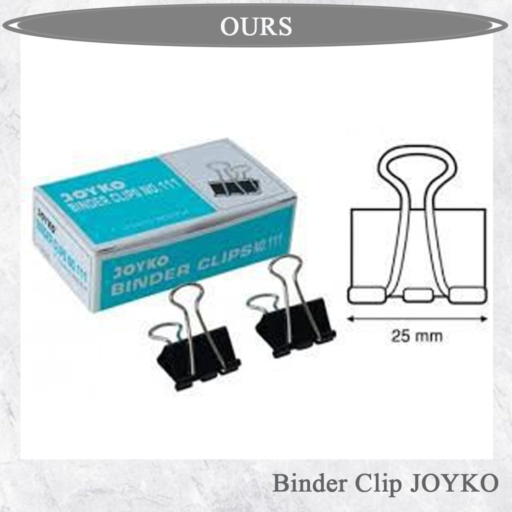 

BINDER CLIP NO 111 ( PENJEPIT KERTAS) KENKO