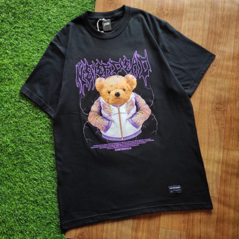 KAOS BEAR HITAM - NVRD 003