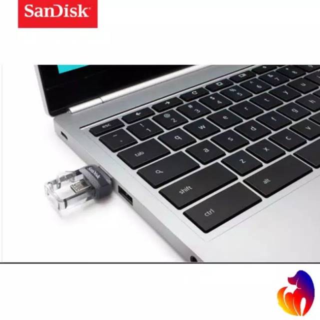 OTG DUAL USB DRIVE 3.0 SANDISK ULTRA 128GB/ FLASHDISK HIGH SPEED 150MB/S