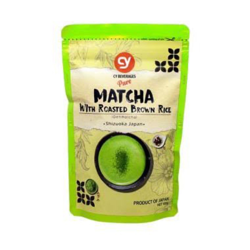 CY Genmaicha / Matcha with Roasted Brown Rice Powder 100g