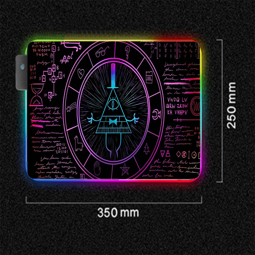 BISA COD Mousepad Gaming Mouse Pad Glowing RGB LED - Gaming Mouse Pad XL Peta Dunia + LED RGB 400 x 900 mm - High Precision 300 x 780 x 4 mm - ALAS MOUSE Desk Mat Anti Slip RGB Glowing LED