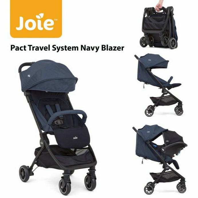 STROLLER JOIE PACT TRAVEL SYSTEM - COAL