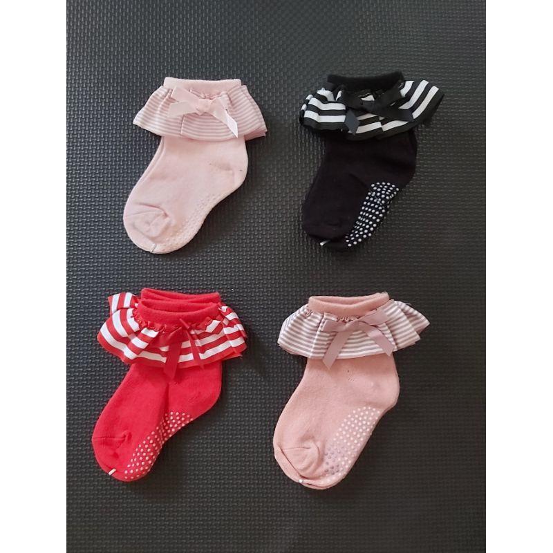 Kaos Kaki Renda Anak Anti Selip Premium