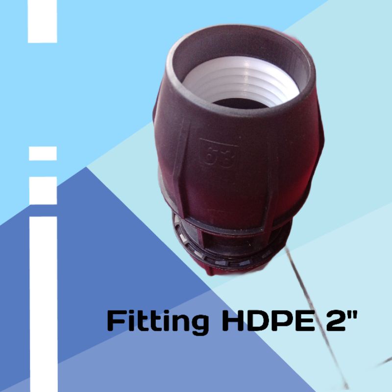 fitting hdpe 2 inch
