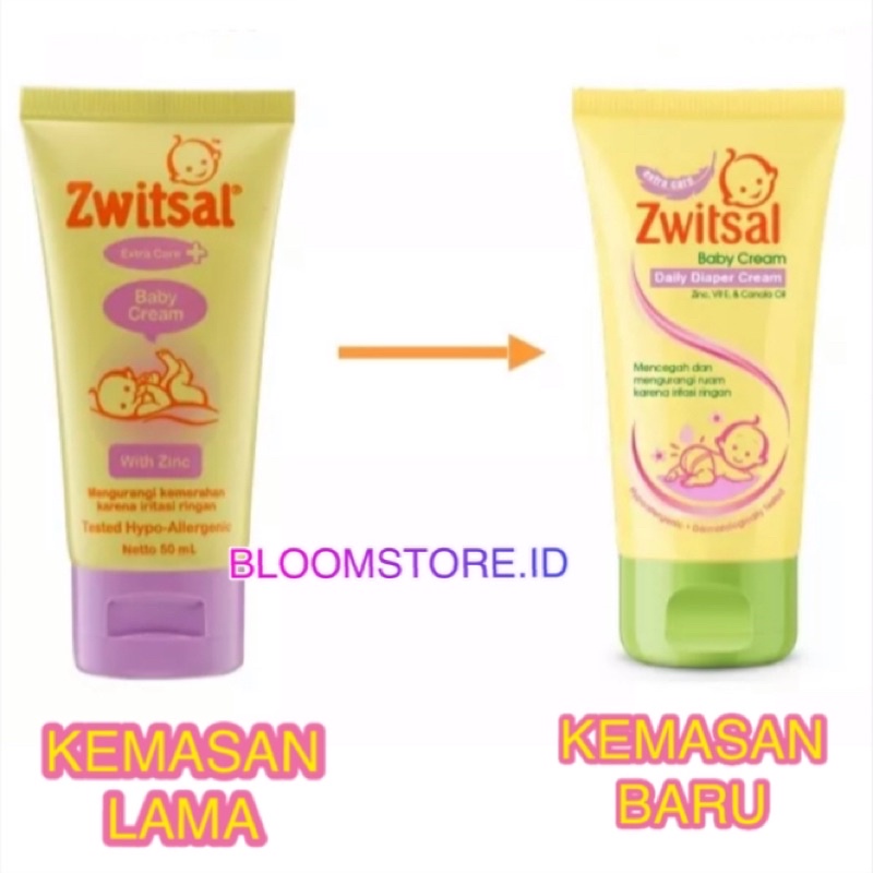 ZWITSAL Extra Ekstra Care Baby Cream Krim Bayi with Zinc 100 ML 100ML Tub Zync Murah Tube Switsal