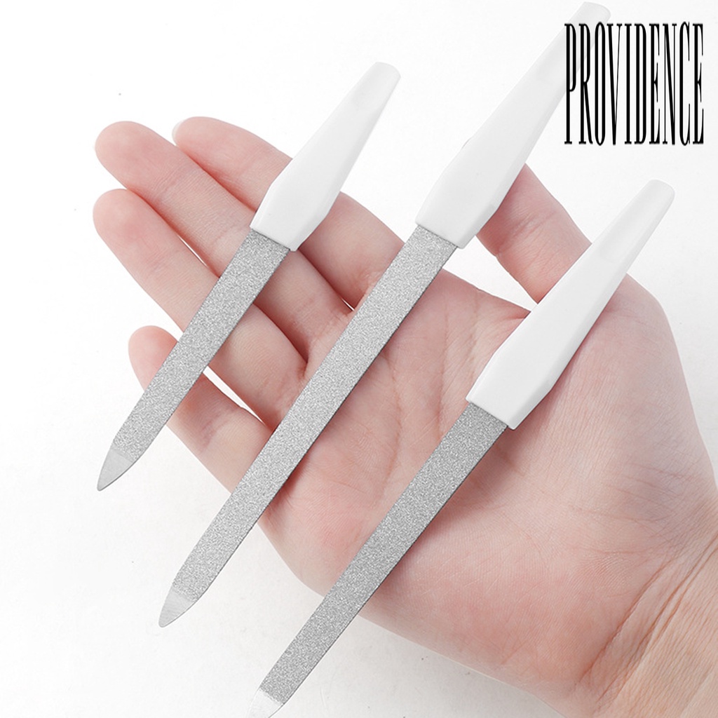 2 in 1 Alat Kikir Kuku Kepala Ganda Multifungsi Bahan Stainless Steel Non Slip Untuk Salon Manicure