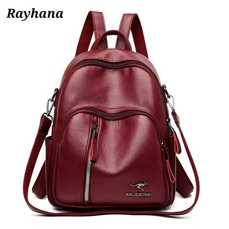 SPESIAL PROMO 7.7 - RANSEL BURBERRY - MORYMONY - KANGGURU RANSEL WANITA KOREAN STYLE KERJA KULIAH SEKOLAH | RANSEL KULIT PREMIUM HITAM, COKLAT, NAVY. MAROON | RANSEL KOREAN STYLE ORIGINAL | BACKPACK MULTIFUNGSI RANSEL WANITA | BACKPACK KOREAN