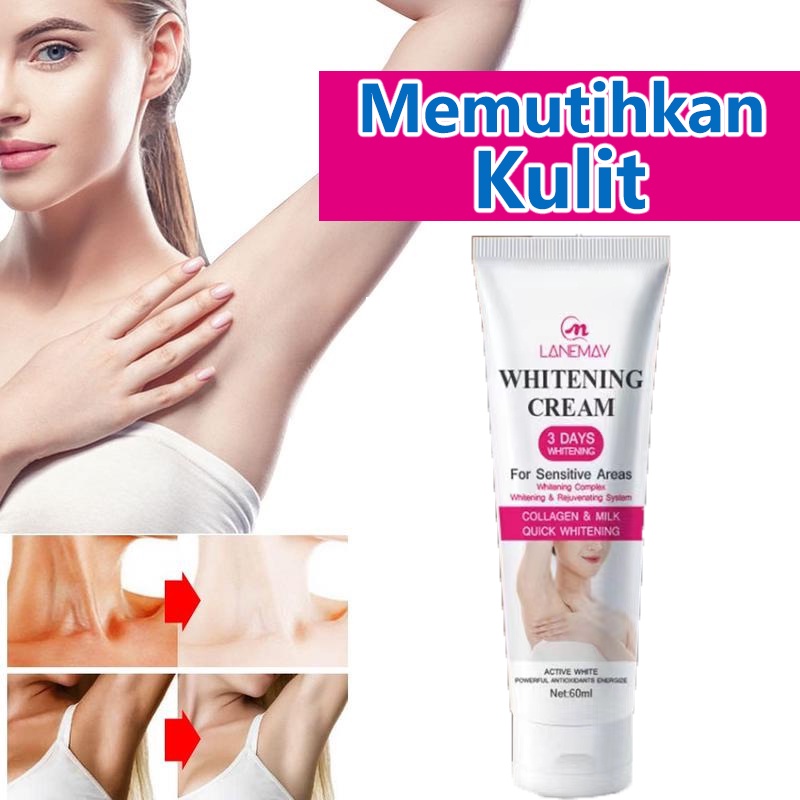 Krim Ketiak Menggelapkan dan Memutihkan | Krim Pemutih Ketiak dan Selangkangan | Keriput Ketiak | Pe