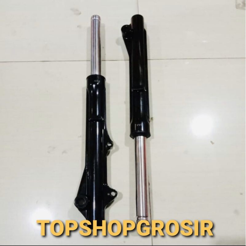 As Shock Shock Depan Plus Tabung 1 set Supra X125 - Supra X 125 New Hitam Berkualitas