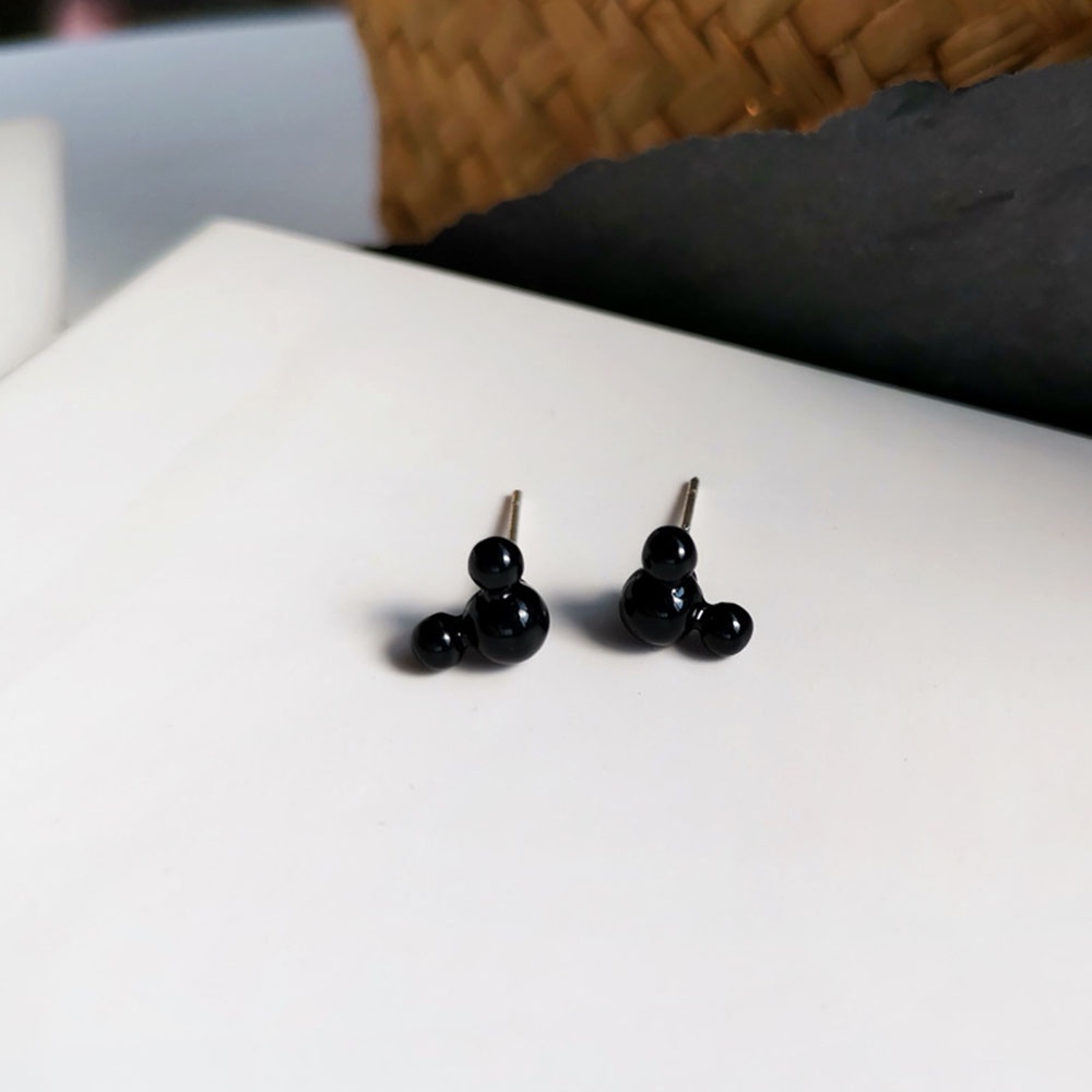 Anting Tusuk Sterling Silver 925 Model Beruang Mini retro Untuk Wanita