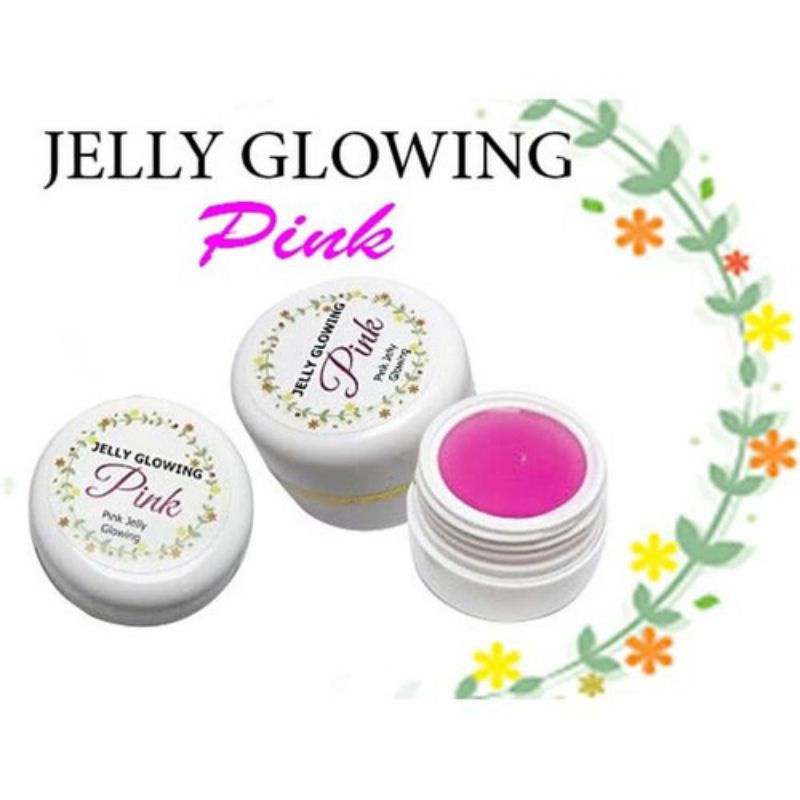 Jelly Glowing Pink Cream Pemutih Wajah Cepat Glowing Penghilang Noda Hitam Dan Bekas Jerawat