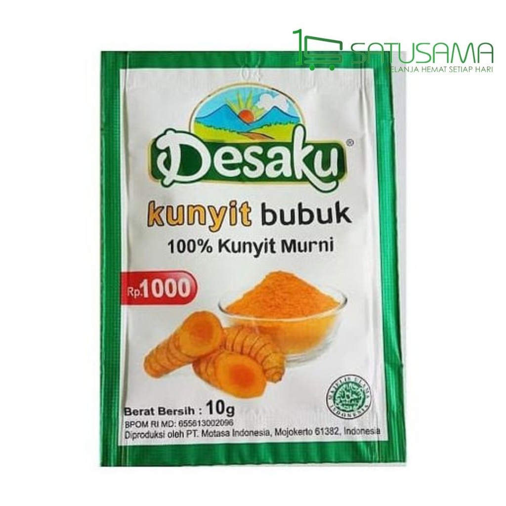 

DESAKU KUNYIT BUBUK 7,5 G gr / satusama