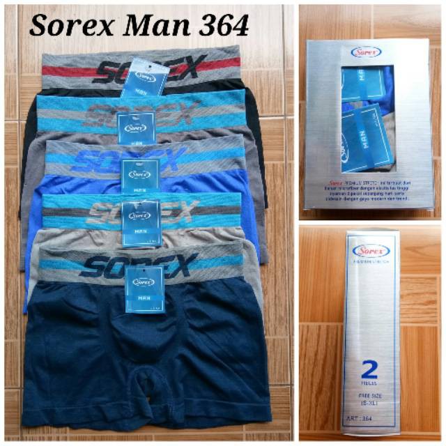 SOREX MAN - 1 Pcs Celana Dalam Pria - Boxer Pria SOREX art 363 364 365 366