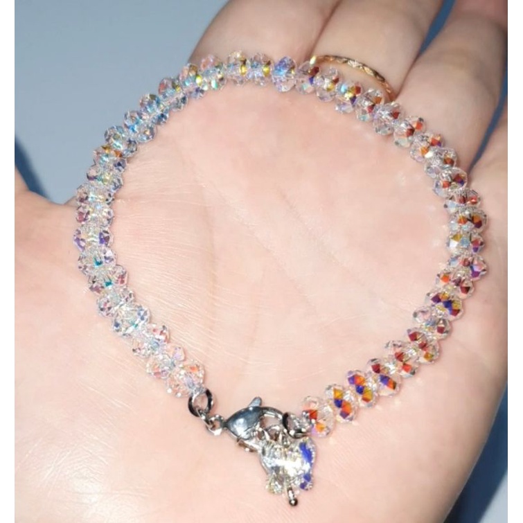 Gelang swarovski original gantung charm kupu2