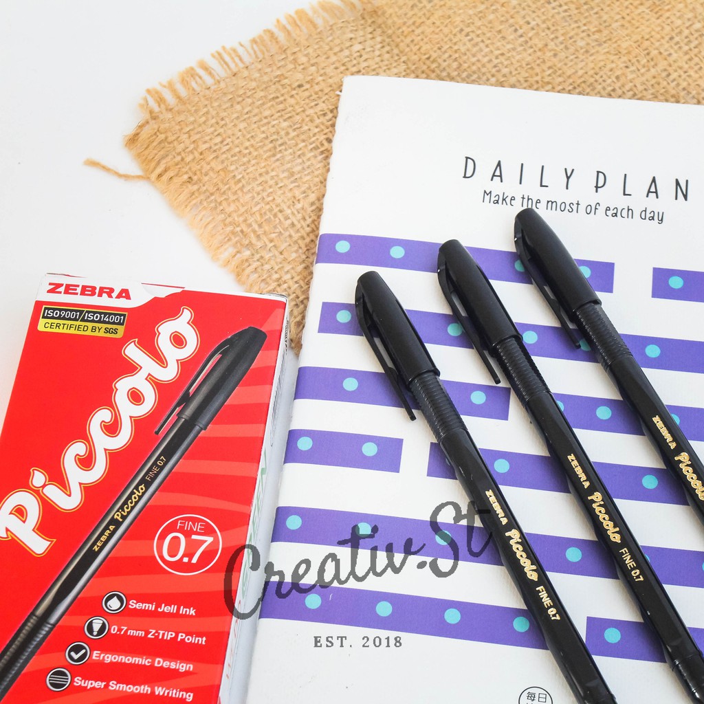 

Zebra Piccolo Semi Gel Bolpen Pena 0.7 Mm