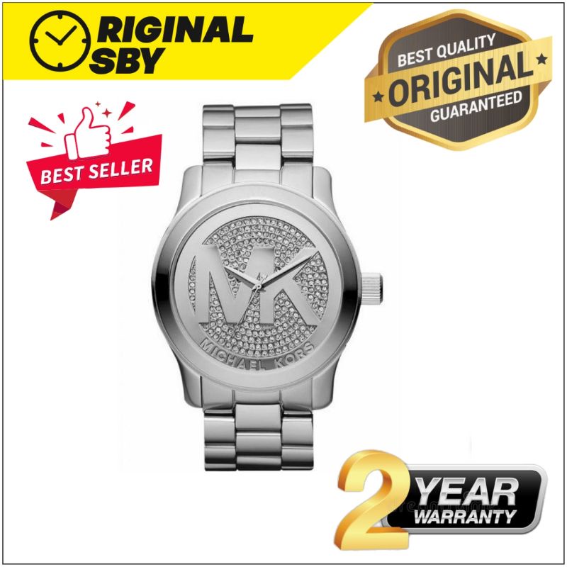 JAM TANGAN PRIA WANITA | RANTAI | KULIT | KARET | MURAH | Wanita Michael Kors mk-5544 - Original
