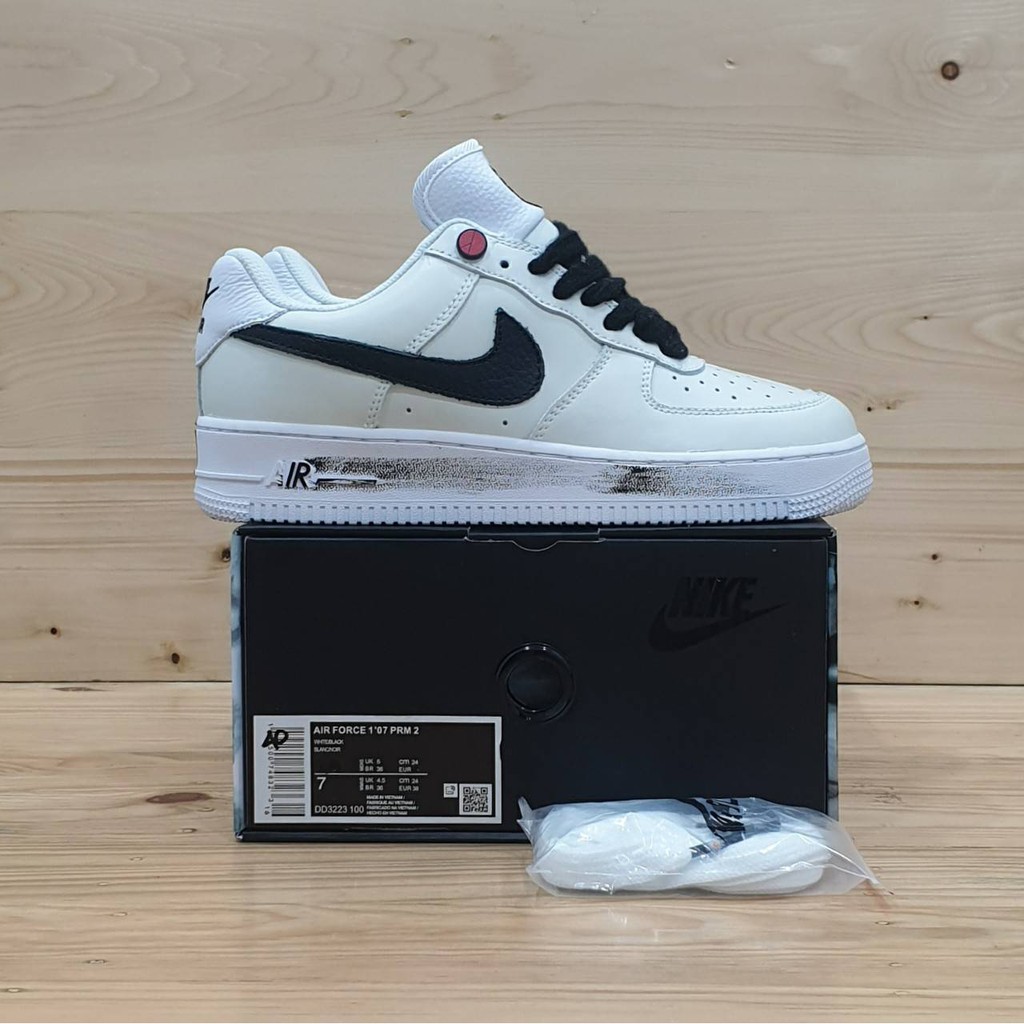 Sepatu Pria Wanita Nike Air Force 1 07 X Peacheminusone White Made In Vietnam