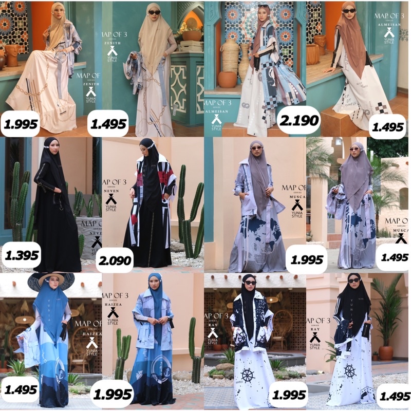 Series MAP OF 3 By Yunia Style Syari 2