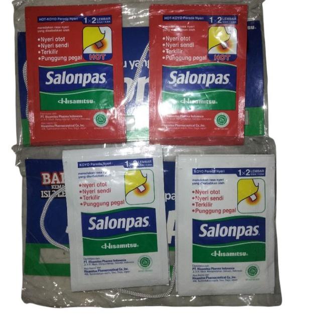 Hot - Salonpas renceng 1×2 isi 20 sachet/salonpas koyo pereda nyeri.