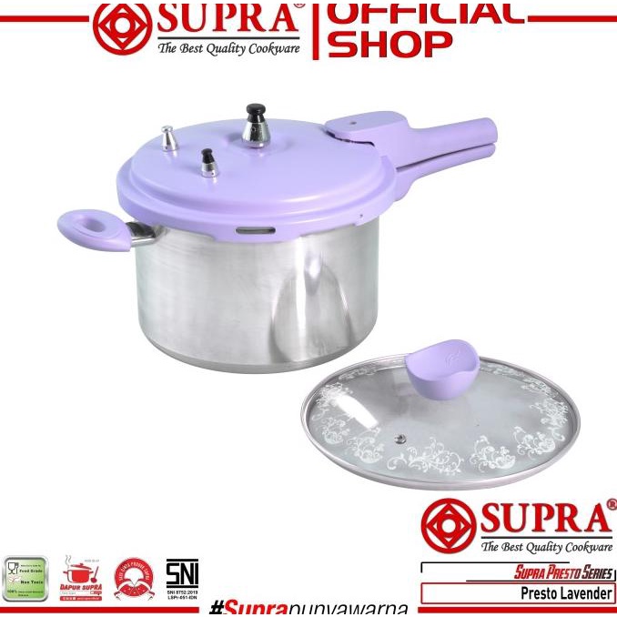 SUPRA Panci Presto 8 Liter - Lavender
