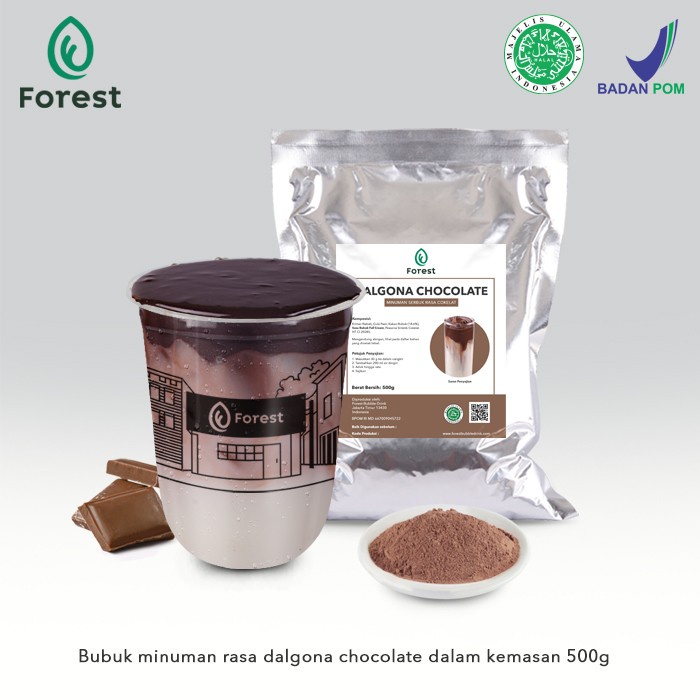 

BUBUK PREMIUM DALGONA CHOCOLATE POWDER 500G - FOREST BUBBLE DRINK