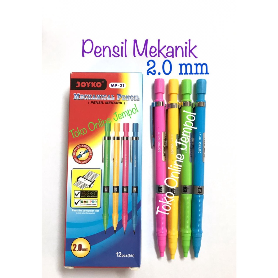 

Pensil Mekanik 2.0 Joyko MP-21 Mechanical Pencil 2,0mm ATK1102JY