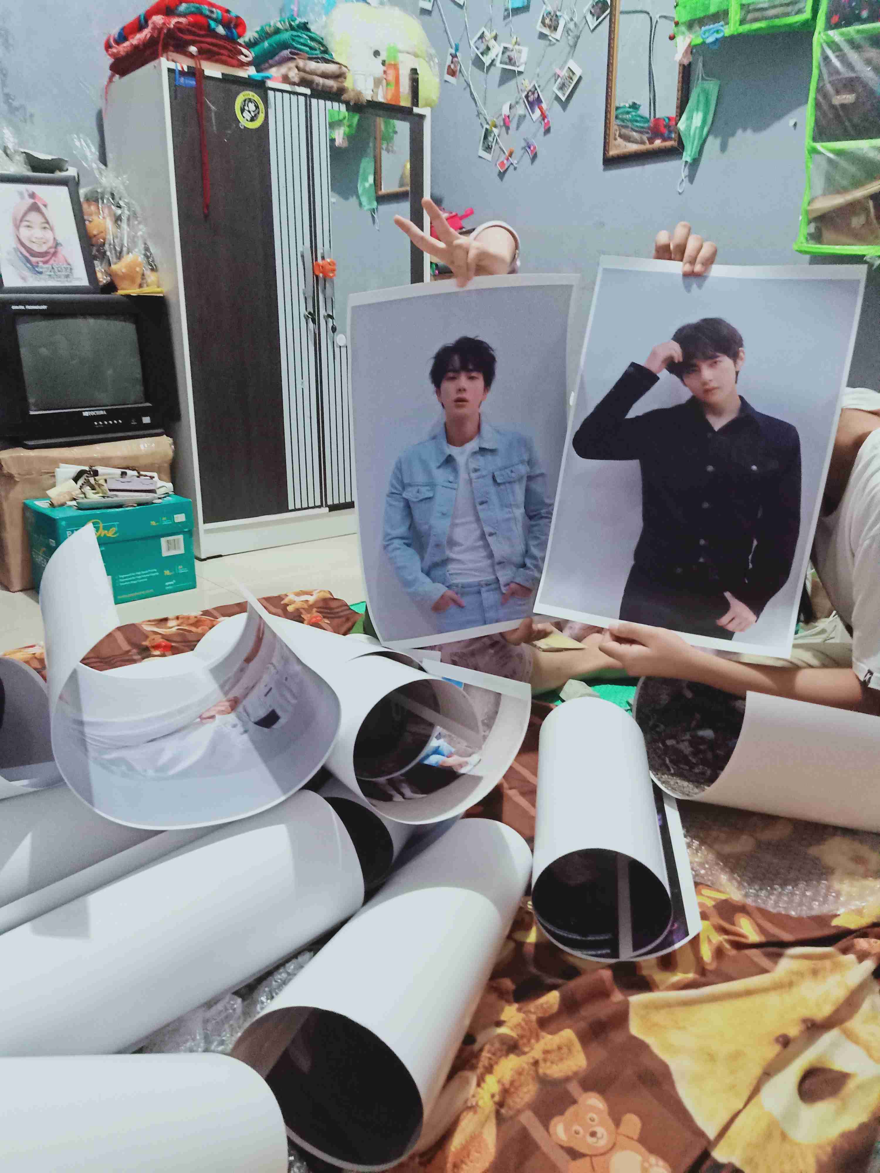 Poster Bts Love Yourself: Tear Unofficial Ver.2 (ready Stock)