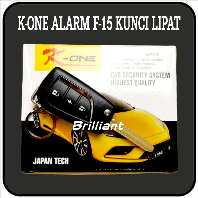 Alarm Mobil Universal - Type Kunci Lipat Flip Key