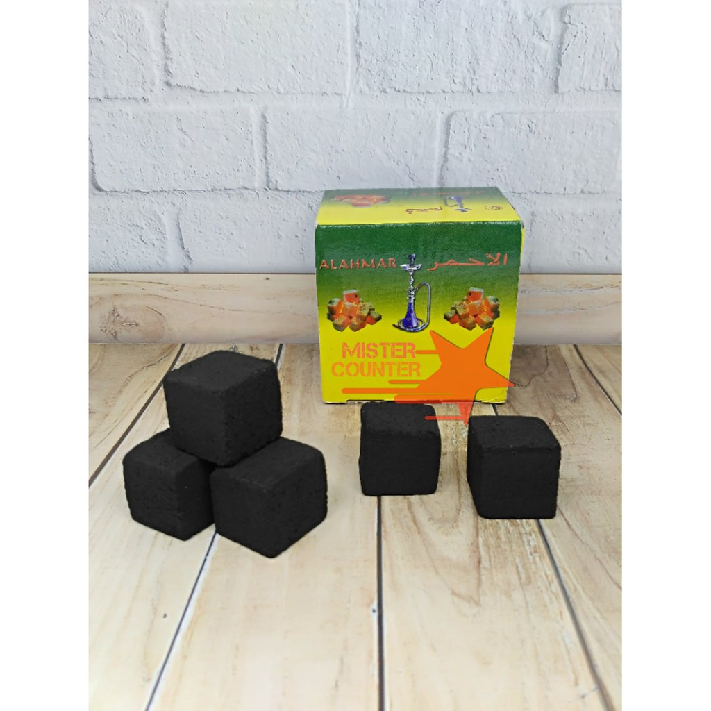 Jual ARANG SHISHA KOTAK ARANG KOTAK 18 BUAH ARANG SHISHA SHISA