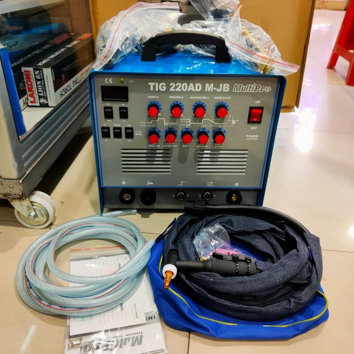 Mesin las TIG 220AD M-JB MULTIPRO Alumunium Argon welding allumuniu