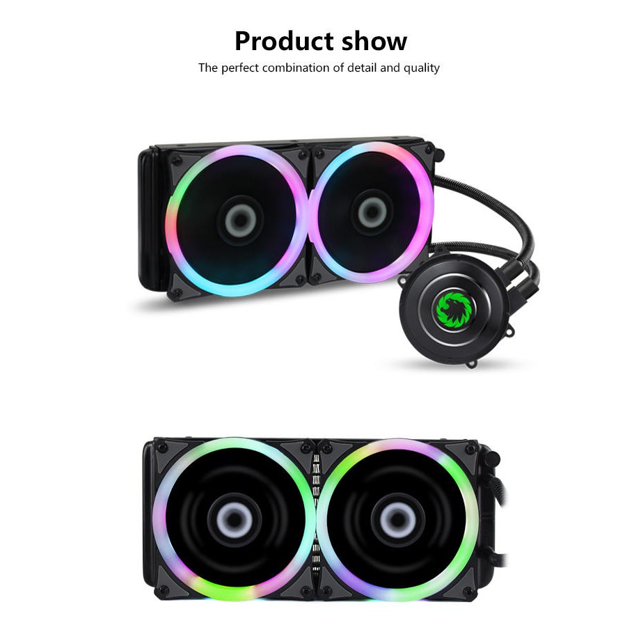 Gamemax Iceberg 240 Rainbow ARGB CPU Liquid Cooler