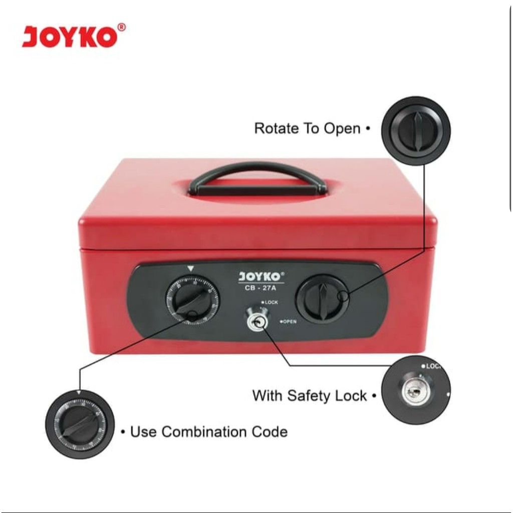 cash box joyko cashbox CB 27A CB-27A kotak simpan tempat uang barang