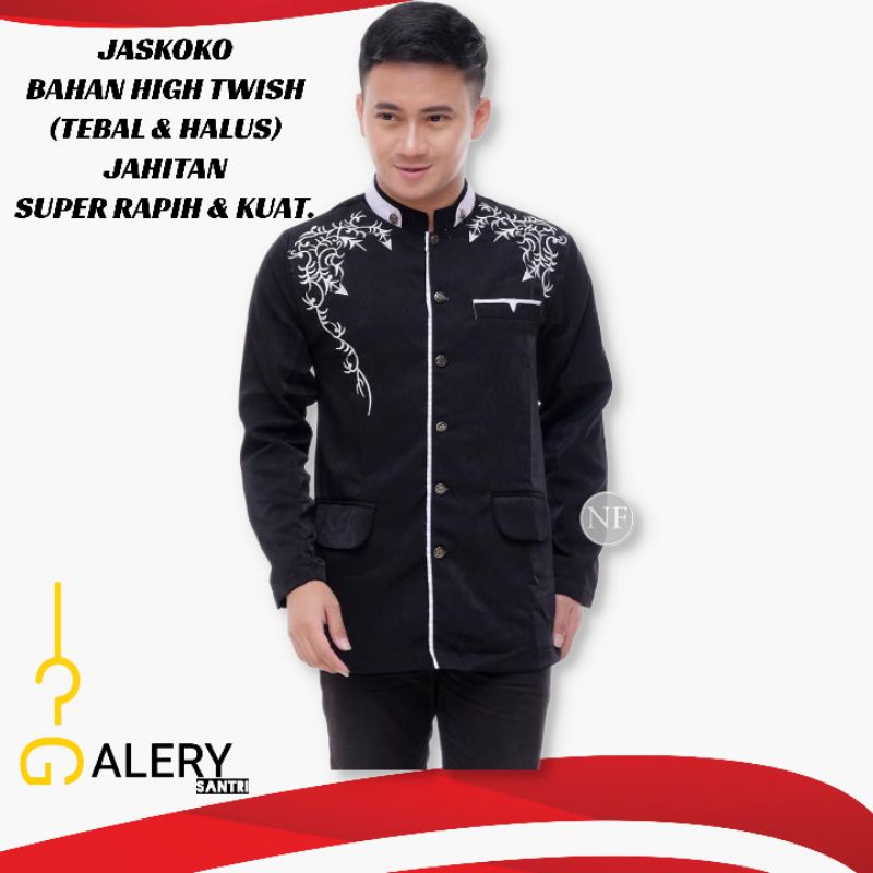Jas Koko/jas pria/Koko syubbanul muslimin Koko baju/busana Muslim modern/jas bordir