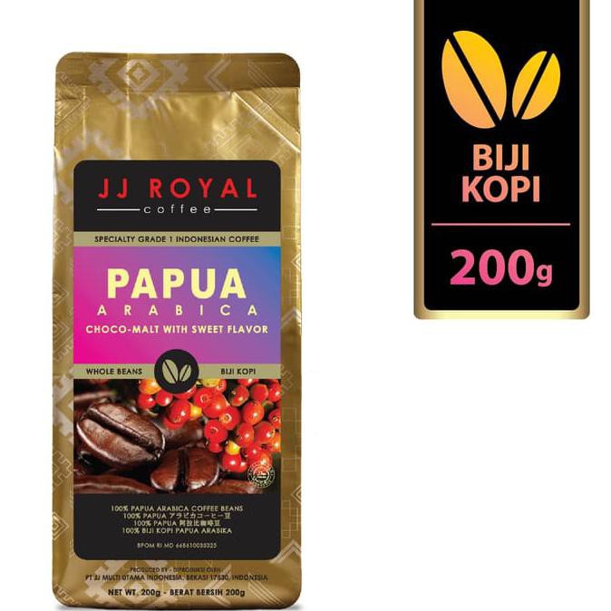 

Coffee/Kopi JJ Royal Papua Arabica Bean Bag 200g