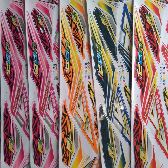 Motor Beat new stiker sticker striping thailand