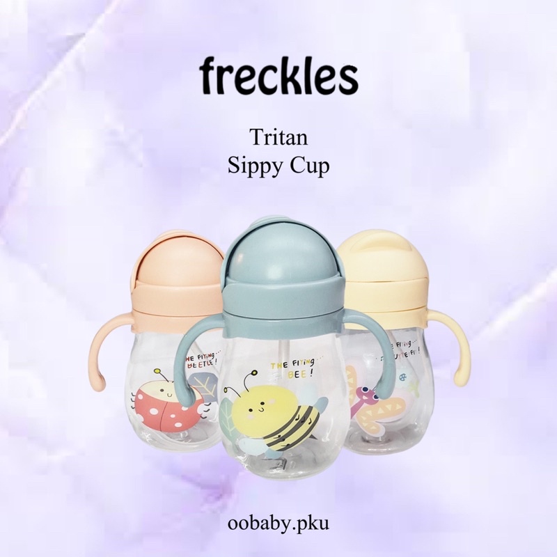 freckles tritan sippy cup